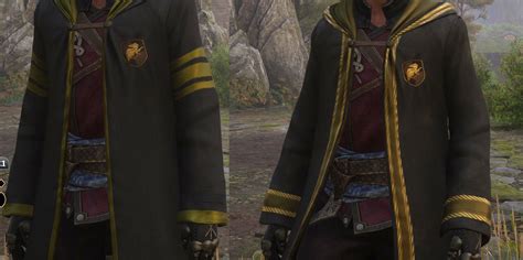 hogwarts legacy hufflepuff robes|Why are the players robes a different yellow than the。